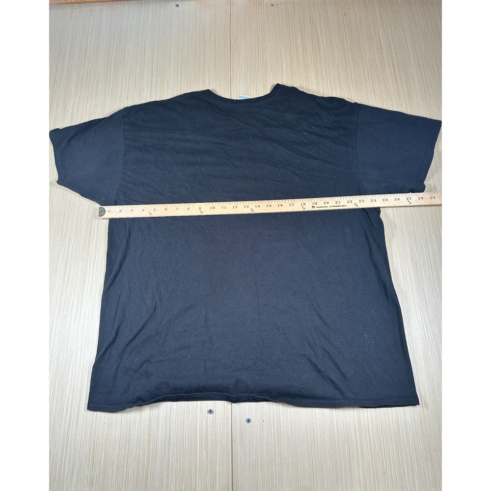 Alone‎ T-Shirt Mens 2XL Blue embroidered Logo Cotton Crew Neck Running Pullover - Picture 5 of 5